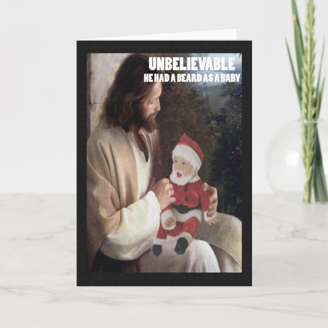 Carte Athée très offensante (Devant)