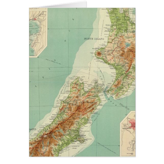Carte Atlas de la Nouvelle-Zélande (Devant)