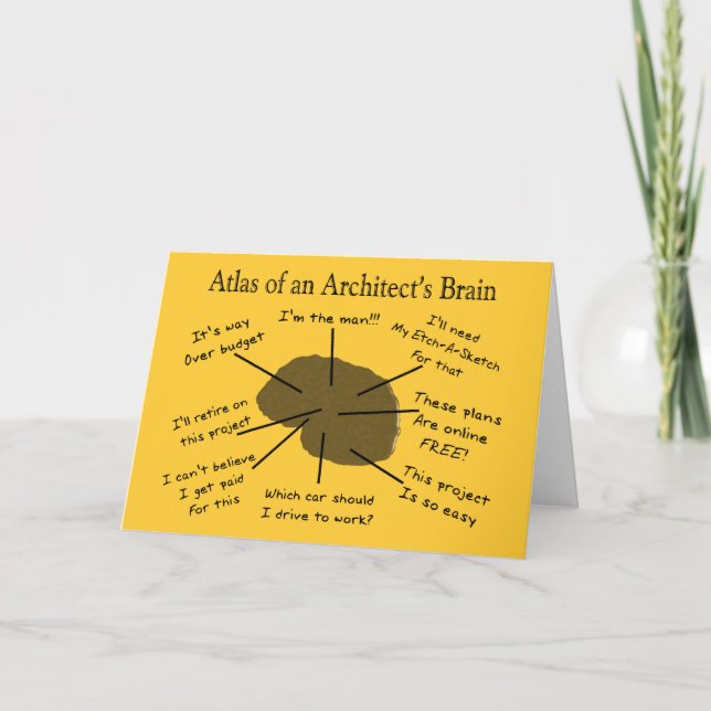 Carte Atlas du cerveau d'un architecte (Devant)