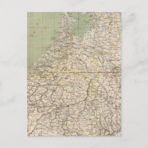 Carte Atlas Pays-Bas et Belgique