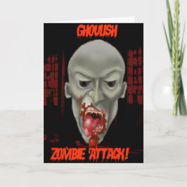 Carte Attaque de Ghoulish Zombie