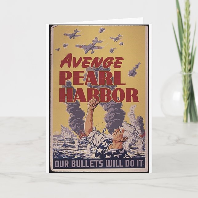 Carte Attaque_on_Pearl_Harbor_US_Propagande (Devant)