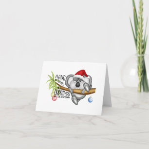 Carte Attendez là, Noël sera bientôt terminé