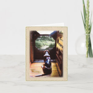 Carte Attente de Basset Hound