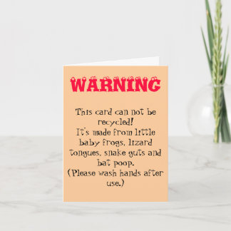 Carte Attention