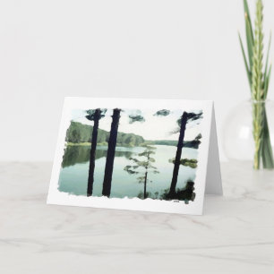 Carte Au bord de la Lake Card