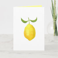 Carte au citron