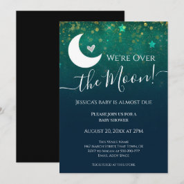 Carte Au-dessus du Baby shower de la Lune