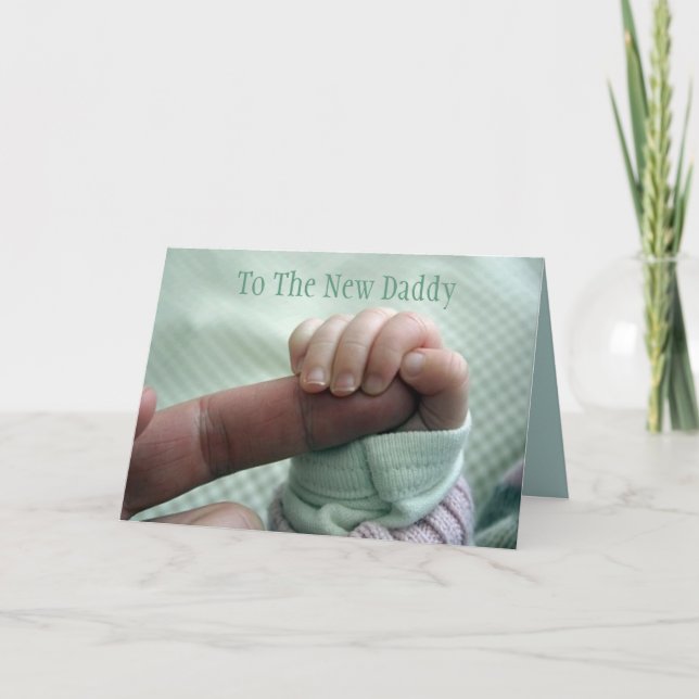 Carte Au nouveau papa (Devant)