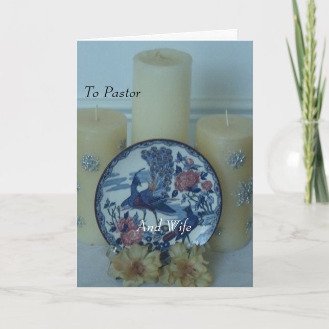 Carte Au pasteur et à la femme (Devant)