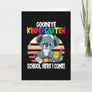 Carte Au revoir Enseignement de maternelle