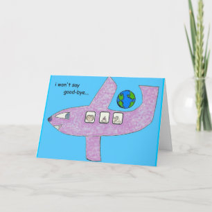 Carte au revoir… par le peacewillow