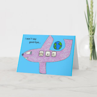 Carte au revoir… par le peacewillow