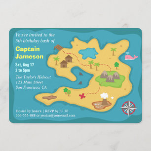 Carte au trésor de l'île, Fête d'anniversaire pira