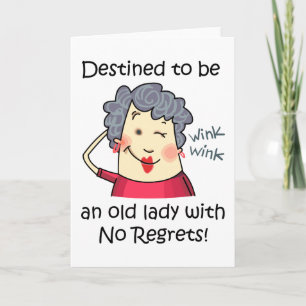 Carte Aucun regret