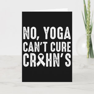 Carte Aucun yoga ne peut guérir la maladie de Crohn