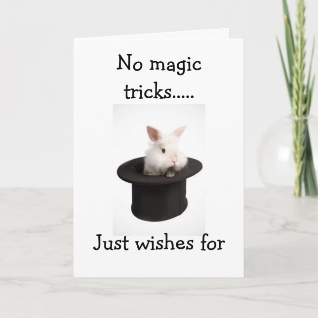 Carte AUCUNE CHANCE MAGIQUE=SEULEMENT COOL16e ANNIVERSAI (Devant)
