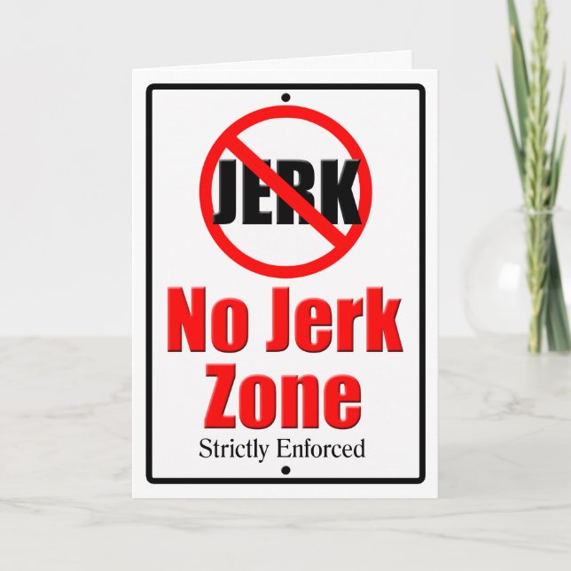 Carte Aucune zone de Jerk (Devant)