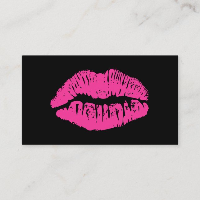 Carte audacieuse de référence de salon (Devant)