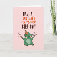 Aujourd'hui merveilleux mignon grenouille pun drôl