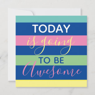 Carte Aujourd'hui va être génial