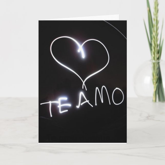 Carte Aunque d'AMO de Te… (Devant)