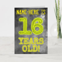 Aura éffrayante Lumineuse Look "16 ANS !" + Nom