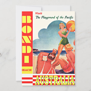 Carte Australie-Aire de jeu du Pacifique, Bondi Beach