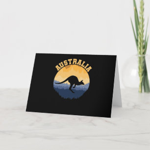 Carte Australie Kangourou