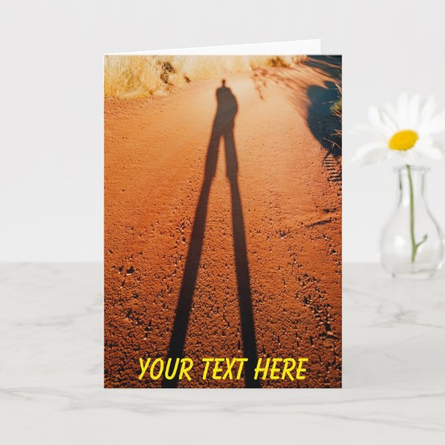 Carte Australie personnalisable (Petite plante)