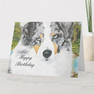 Carte australienne de joyeux anniversaire de