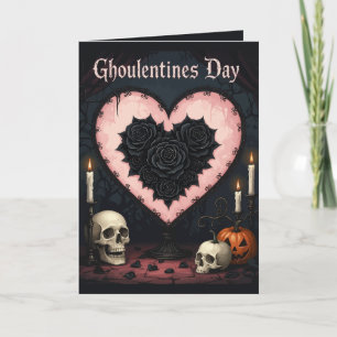Carte Autel de la journée des Ghoulentines pour une roma