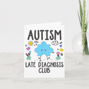 Carte Autism Late Diagnostic Club - Sensibilisation sur