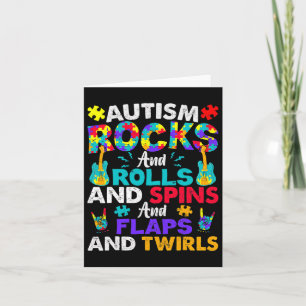 Carte Autism Rocks Et Rolls Mois De Sensibilisation sur