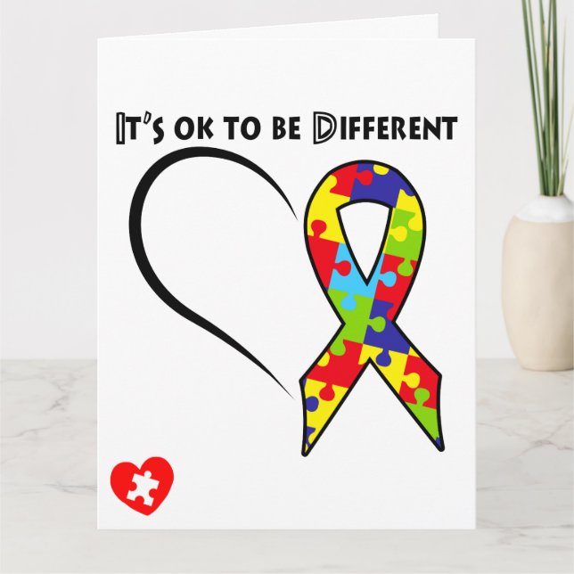 Carte Autisme - Big Card (8,5 po x 11 po) (Devant)