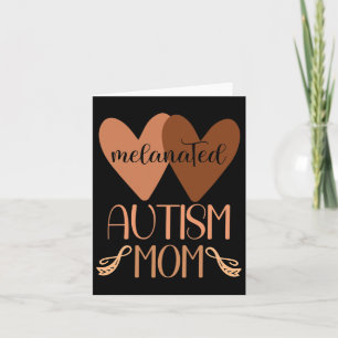Carte Autisme Noir Maman Du Fils Autiste Enfants Melanat