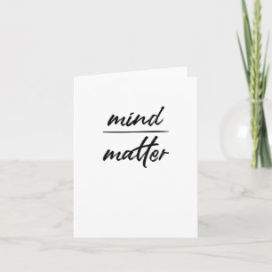 Carte Autocollant mental