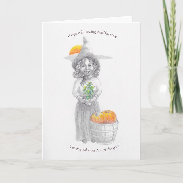 Carte automnale glorieuse (Devant)