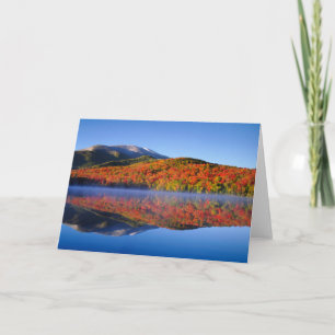 Carte Automne Adirondack Montagnes   New York