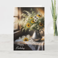 Automne Anniversaire Bouquet Fleur Sur Dentelle