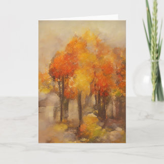 Carte Automne chez moi