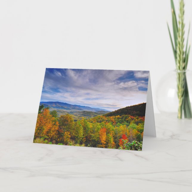 Carte Automne de montagne de Smokey (Devant)