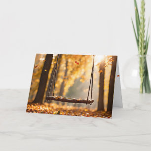 Carte Automne Penser À Vous