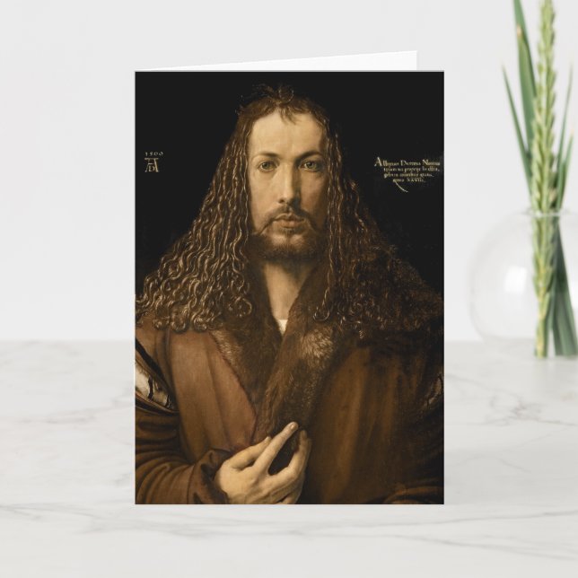 Carte Autoportrait à l'âge de vingt-huit ans, 1500 (Devant)