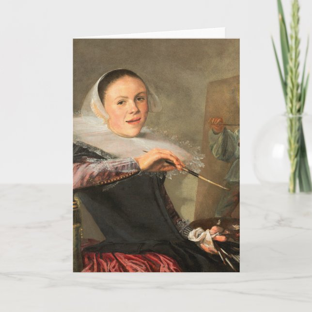 Carte Autoportrait de Judith Jans Leyster (Devant)