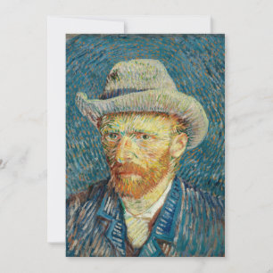 Carte Autoportrait Vincent van Gogh