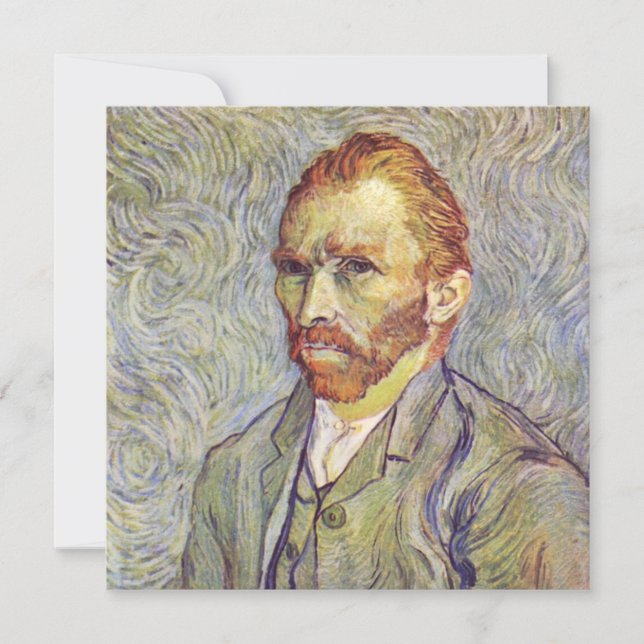 Carte Autoportrait Vincent Willem van Gogh (Devant)