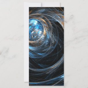 Carte Autour du monde Abstrait Art Rack Card
