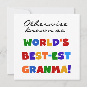 Carte Autres cadeaux Granma les plus populaires