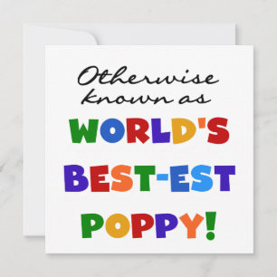 Carte Autres Meilleurs Tshirts et cadeaux Poppy